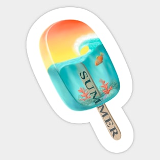 Hello Summer Sticker